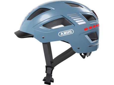 Abus hyban 2.0 sygnał led - kask rowerowy sygnał lodowiec xl (58 - 63 cm)