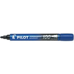 Marker permanentny pilot 100 1mm okrągły punkt niebieski