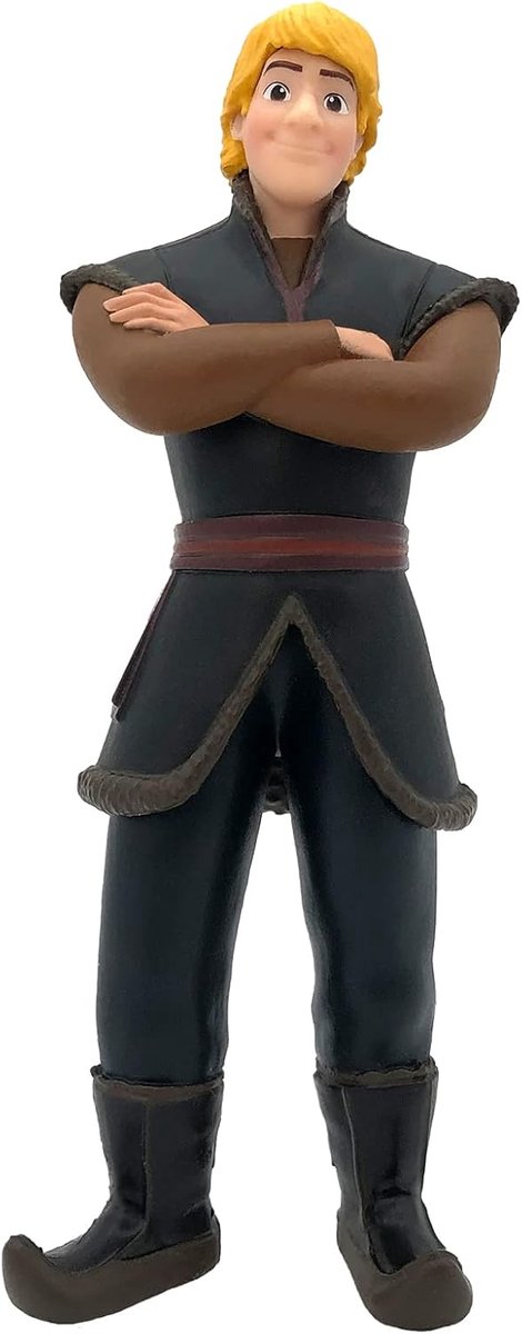 Bullyland 13516 – figurka do zabawy i figurka kolekcjonerska Kristoff z filmu Disney „Kraina Lodu 2”, ok. 4 × 10 × 6 cm – realistyczny i szczegółowy projekt – idealna jako figurka na tort i mały prezent dla dzieci od 3 lat.