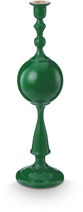 Pip studio - love birds sphere - kandelaar - aluminium - groen - 44 cm