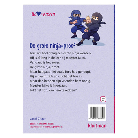 Kluitman, wielki test ninja