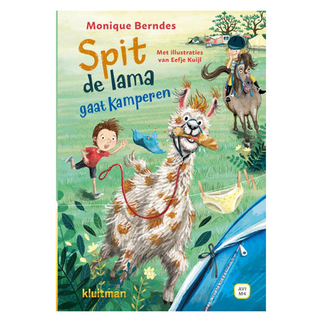 Avi-m4: pluj, lama idzie na kemping.
