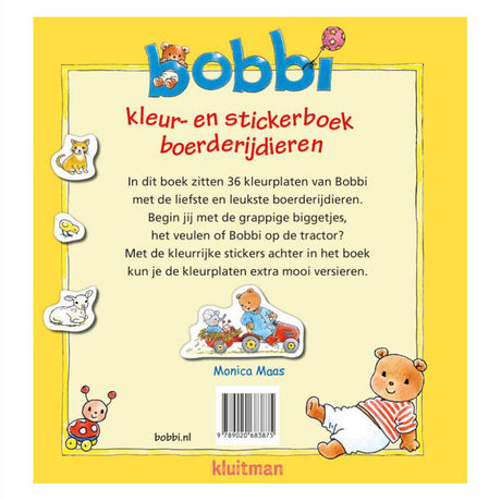 Książka do kolorowania i naklejek Bobbi. gospodarstwo 2+