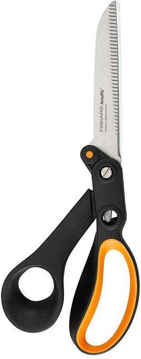 Nożyczki metalowe Fiskars 24 cm - ząbkowane