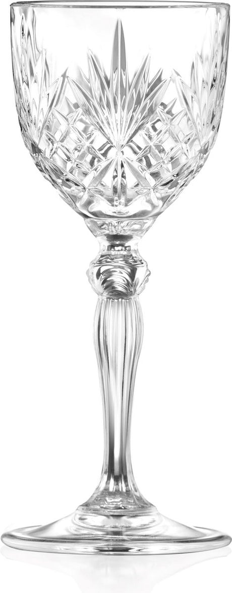 Coupe do szampana Rcr Melodia 26 cl 260 ml | zestaw 6 sztuk | kieliszki do szampana i koktajli | kryształ | można myć w zmywarce