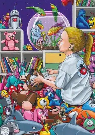 Dinotoys puzzle dino dziewczynki w pokoju dziecięcym 300 sztuk xl