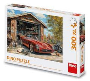 Puzzle Dinotoys Jaguar w garażu 300 elementów