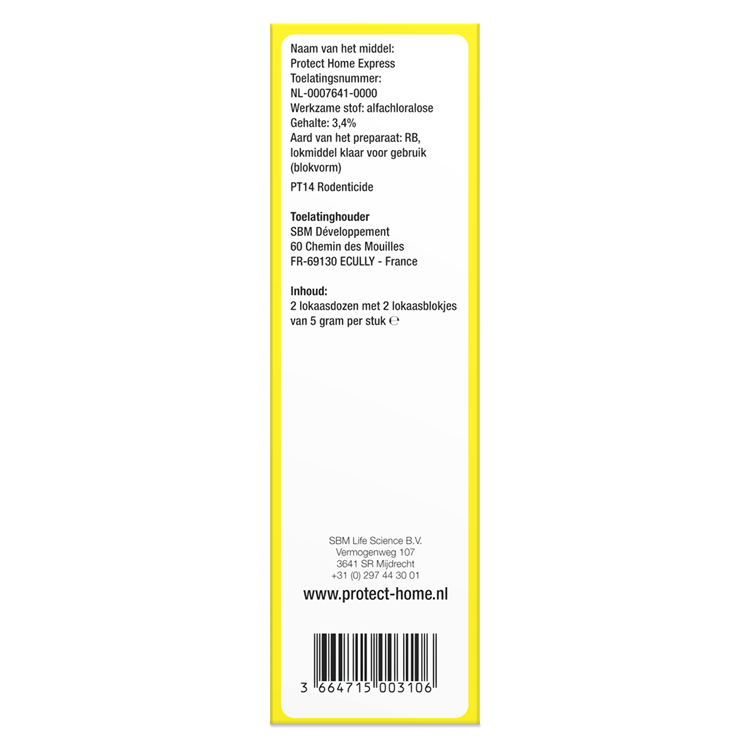 Pro-tect 1066307 - ekspresowy środek na mysz 2 sztuki | 2 szt