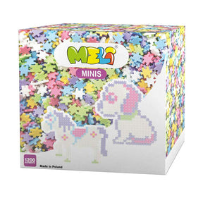 Pastelowe klocki K'nex meli minis, 1200 szt.