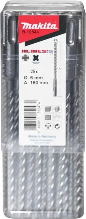 Makita 12 x 160 mm sds-plus betonboor - p4s: - b-16586