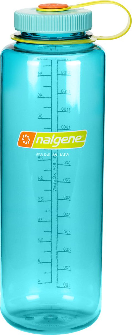 Nalgene - butelka z szeroką szyjką - butelka do picia - butelka na wodę - butelka do picia - szczelna - 1500ml - bez BPA - podtrzymania - cerulean