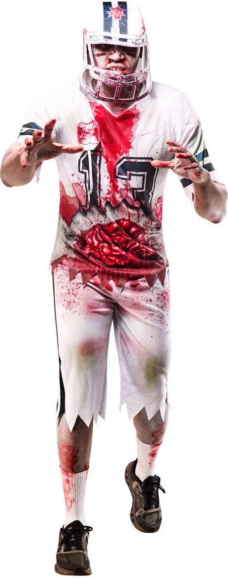 Kostium futbolista Rubies zombie dla dorosłego - - rozmiar m