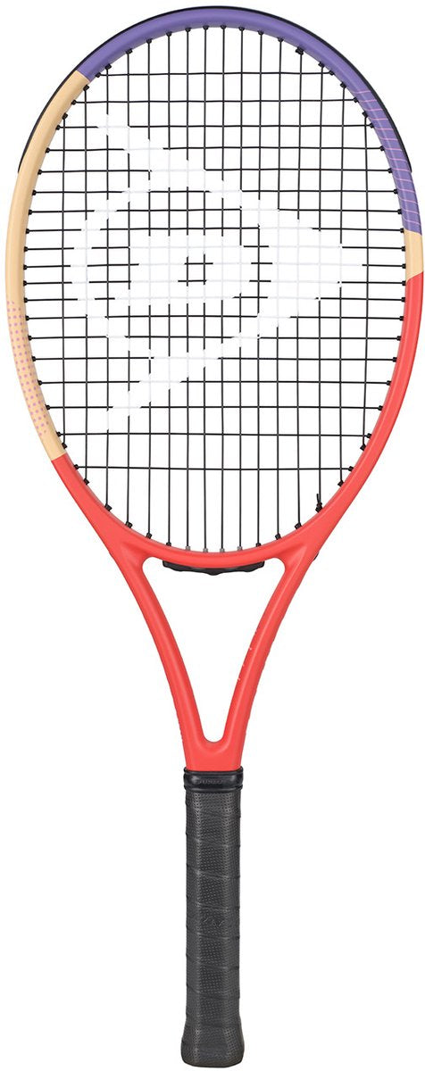 Dunlop - rakieta tenisowa - tristorm team 100 g2 - czerwono-brzoskwiniowo-fioletowa
