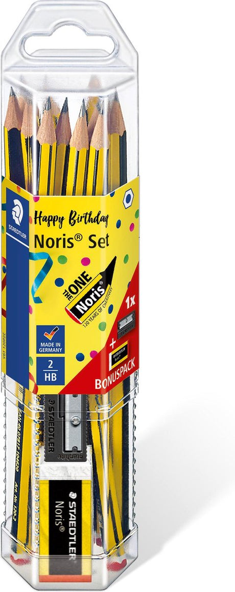 Staedtler promocyjny zestaw ołówków noris 12 szt. + gumka + temperówka