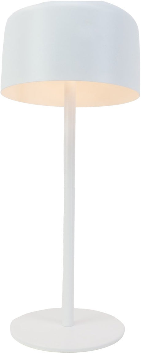 Eglo roccanova tafellamp - oplaadbaar (tot 22 uur licht) - solar - 30 cm - wit - draadloos - dimbaar - binnen en buiten