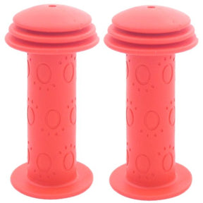Uchwyty rowerowe dla dzieci Edge Kiddy - 96 mm, czerwony
