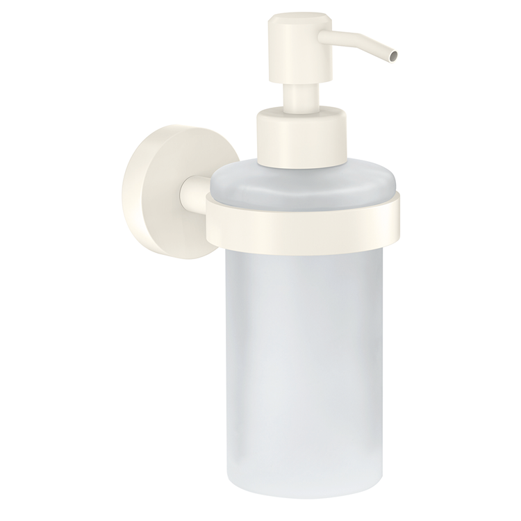 Tesa 1073536 - Pompka do mydła Moon White biała | 1 szt
