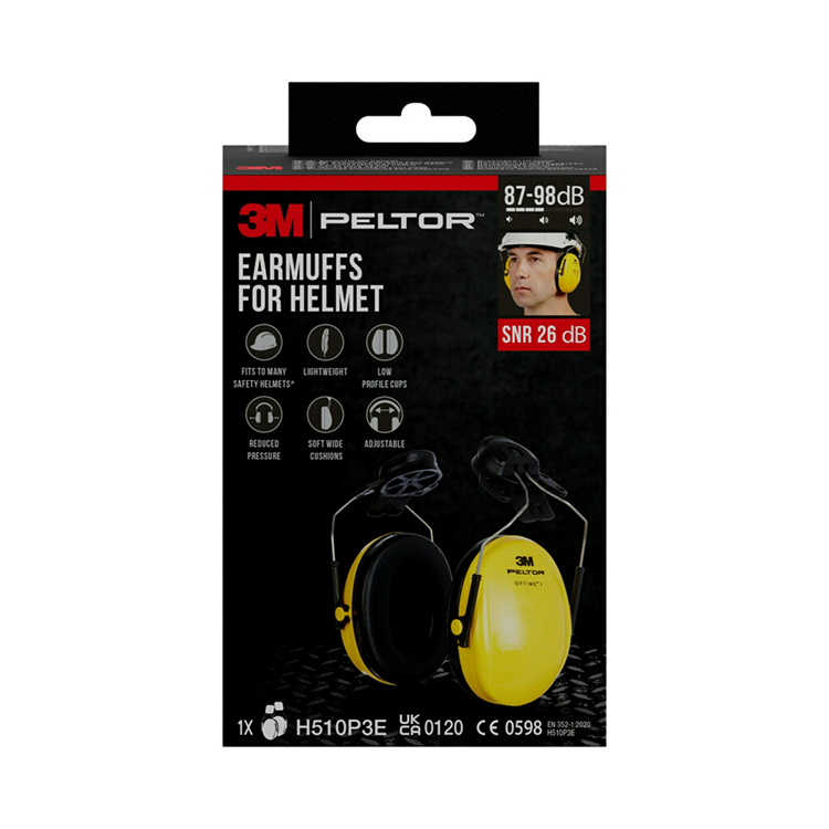 3m 1074271 - nauszniki do kasku 26db ge | 1 szt