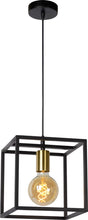 Lucide ruben - hanglamp - 1xe27 - zwart