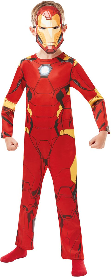 Rubiny Kostium Rubie Avengers Assemble Iron Man Junior Czerwony, rozmiar 104