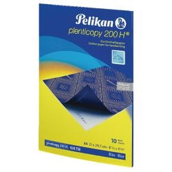 Kalka Pelikan 434738 A4 ręcznie kopiowana niebieska 10 ark