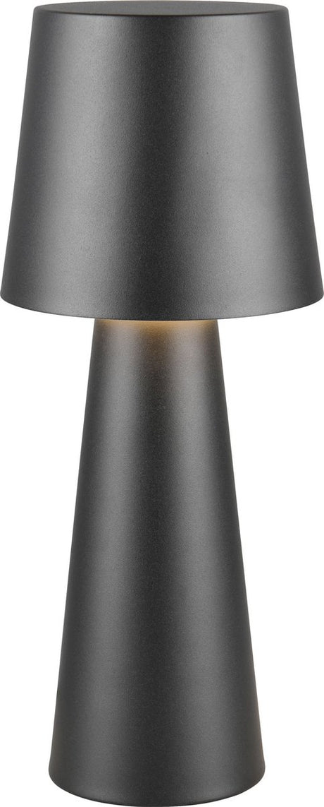 Trio nubian - lampa stołowa - czarny mat - wył. 1x e27 7 w - włącznik sznurkowy