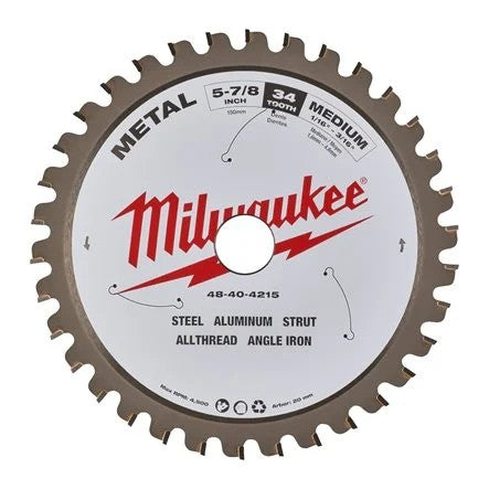 Milwaukee rondzaag van metaal 150x20x34z
