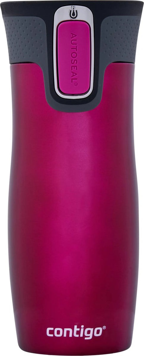 Kubek termosowy Contigo West Loop z automatycznym uszczelnieniem, kubek izolowany, 470 ml