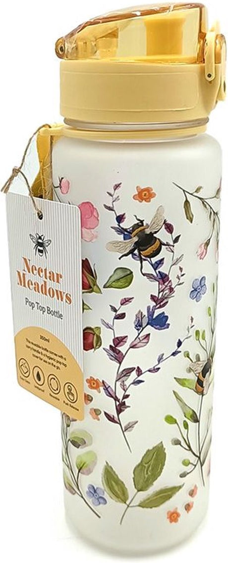Puckator the Nectar Meas w pop-topowej, odpornej na pękanie butelce do picia o pojemności 600 ml