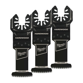 Milwaukee mt mes voor het snijden van hard hout in 3c 35mm 3szt.