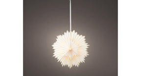 Led ster papier fsc binnen wit warm wit d40 h12cm