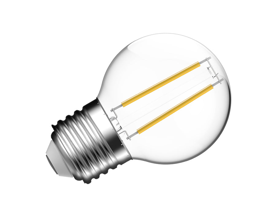 Lampa LED Megaman - E27 - 470 lm - kula - przezroczysta - możliwość ściemniania