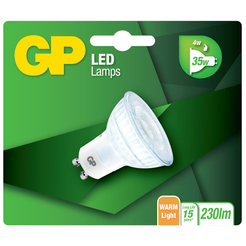 Oświetlenie gp gp led gu10 odzwierciedlają. 4w gu10