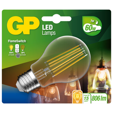 Oświetlenie GP GP LED klasyczne Fila. fs 7w e27