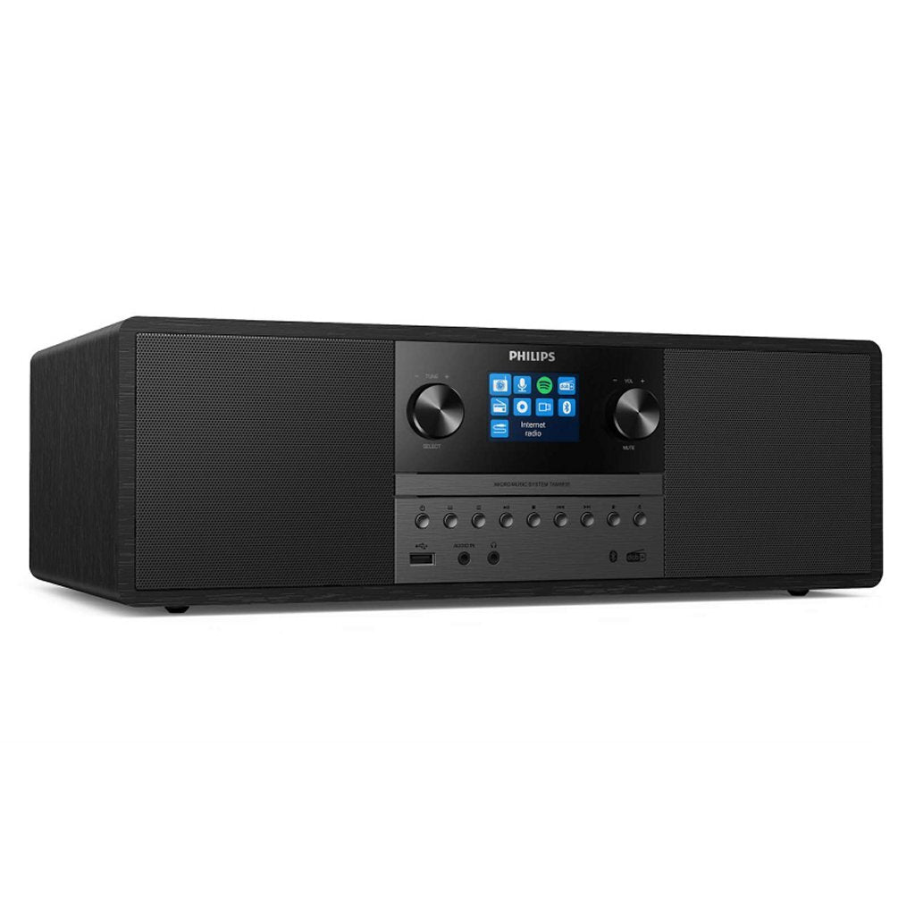Philips tam6805 10 mikrosystemów czarne drewno