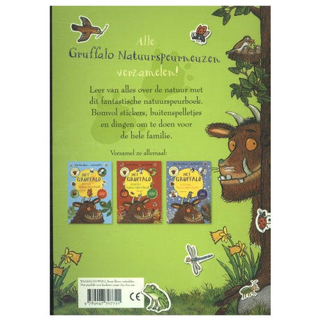 Centralna księga zawiera księgę poszukiwań przyrody Gruffalo Spring. 5+
