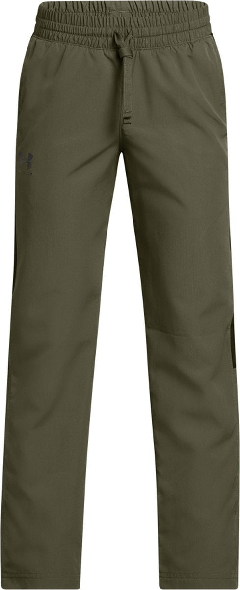Under armour ua b rival wvn pant jongens sportbroek - groen 122