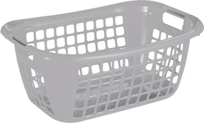 Podstawowy kosz na pranie Sunware niski szary 65x45x27cm
