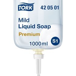 Tork łagodne mydło do rąk 1 l, perfumowane, przezroczyste
