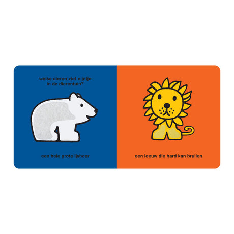 Centralna książka dotykowa księgarni, wyprawa do zoo z Miffy