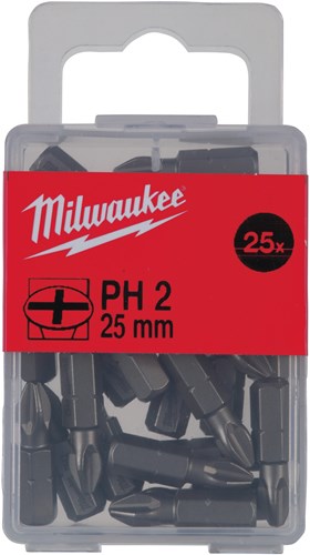 Akcesoria Milwaukee Bit do wkręcania ph 2, 25 mm | 25 sztuk - 4932399587