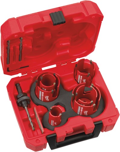 Milwaukee accessoires gatzaag multi mat. big hawg 10pcs set - 10pc - 4932464939