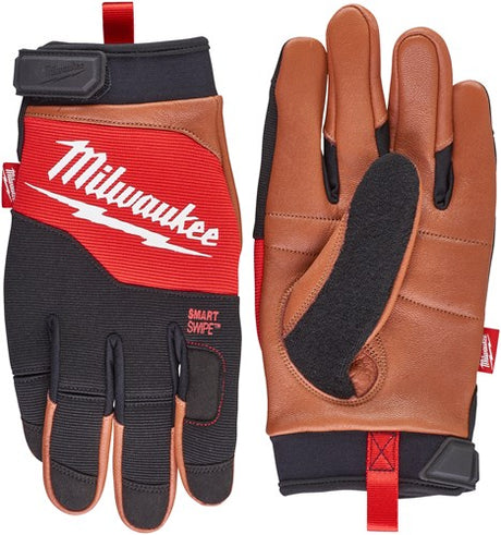 Milwaukee Accessories hybrydowe skórzane rękawice robocze - XL 10 | 1 para - 4932471914