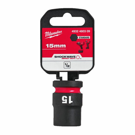 Akcesoria Milwaukee Nasadka udarowa 1 2 krótka 15 mm | 1 sztuka - 4932480309
