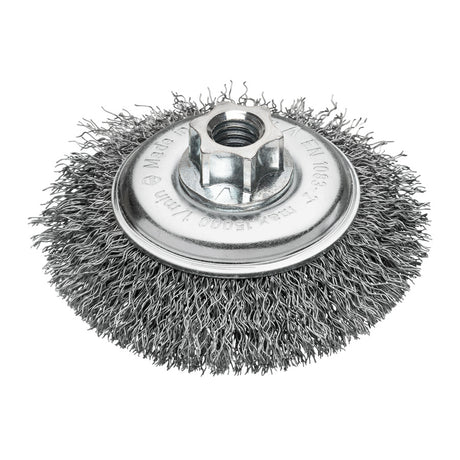 Imp milwaukee draadborstel, kont-tot-rug m14 100x10 staalkr 0.35-1szt.