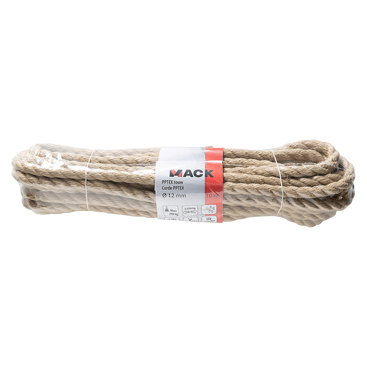 Mack 1072401 - len syntetyczny 12mm 10m pptex | 5 sztuk