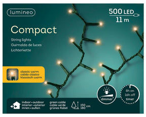 Lumineo Oświetlenie LED kompaktowe lampy zewnętrzne 500 lamp 11 metrów