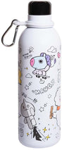 Grupo erik drinkfles bt21 junior 500 ml 7 x 25 cm rvs wit