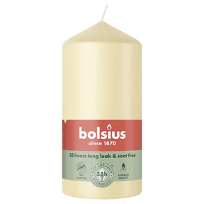 Bolsius stompkaars beige ø58x120 mm 33 uur (6 stuks)
