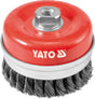 Yato een buttkwast m14 125mm verdraaid